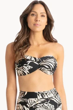 Bikini Tops^Sunseeker Mae D/DD Cup Wrap Bandeau Black