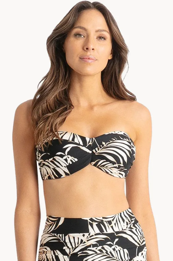 Bikini Tops^Sunseeker Mae D/DD Cup Wrap Bandeau Black