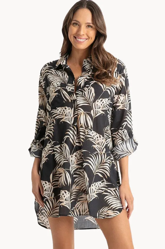 Overswim^Sunseeker Mae Painters Shirt Black