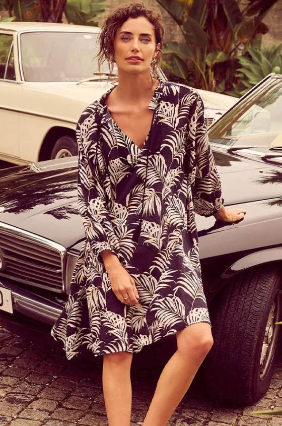 Overswim^Sunseeker Mae Painters Shirt Black