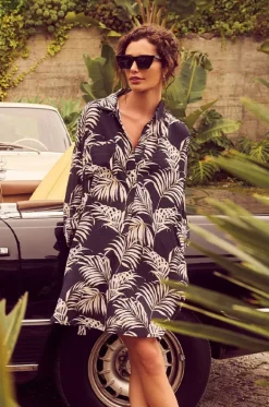 Overswim^Sunseeker Mae Painters Shirt Black