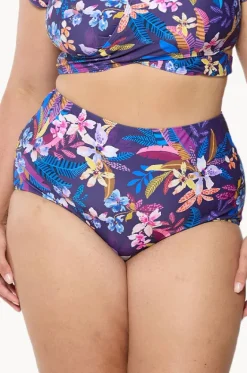 Bottoms^Capriosca Majorca High Waisted Pant Purple/multi