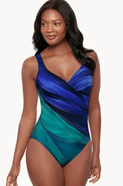 One Pieces^Miraclesuit Maldiva It's A Wrap One Piece Blue