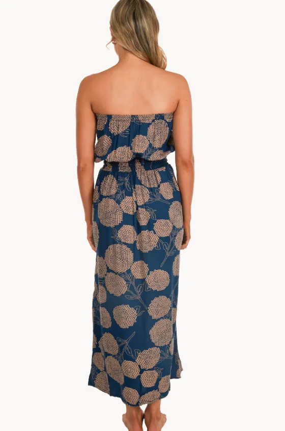 Dresses^Sundrenched Marigold Tube Dress Navy