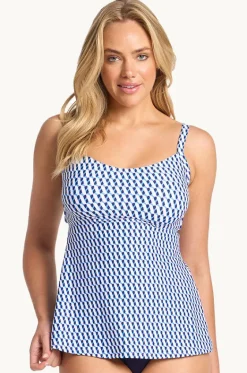 Tankini Tops^Sunseeker Marina E/F Cup Scoop Minimiser Tankini Separate Ink