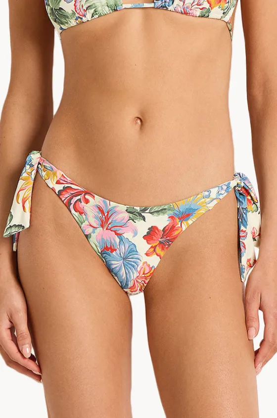 Bottoms^Monte u0026 Lou Marisol Tie Side Pant Blue/Natural