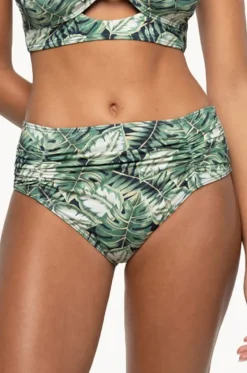 Bottoms^Nip Tuck Martinique Brigitte Ruched Mid Pant Blue slate