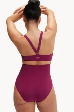 Bikini Sets^Speedo Maternity Crop Set Berry