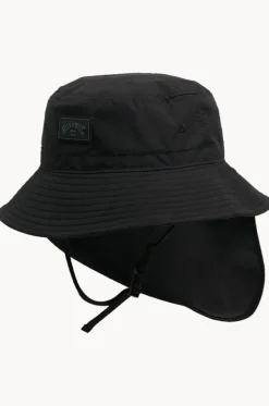 Headwear^Billabong Mens All Day Surf Bucket Hat BLACK