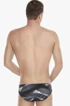 Briefs^Speedo Mens Attrex 2.0 7cm Brief Black/charcoal