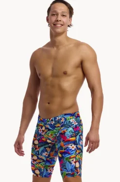 Jammers^Funky Trunks Mens Birdie Wordie Jammer Navy/multi