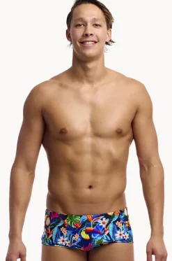 Trunks^Funky Trunks Mens Birdie Wordie Trunk Navy/multi