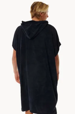 Towel Robes & Ponchos|Towel Robes & Ponchos^Rip Curl Mens Brand Hooded Towel Black/grey