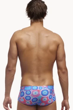 Trunks^Funky Trunks Mens Bundjalung Blue Trunk Blue/pink