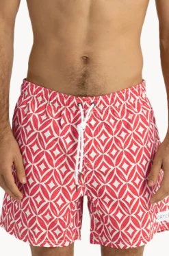 Boardshorts^Ortc Mens Cable Boardshort Red