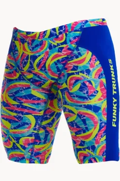 Jammers^Funky Trunks Mens Choppy Waters Jammer Blue/multi
