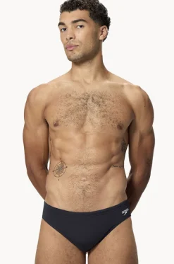 Briefs^Speedo Mens Classic Logo Brief Black