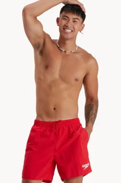 Boardshorts^Speedo Mens Essential 16" Watershort Red