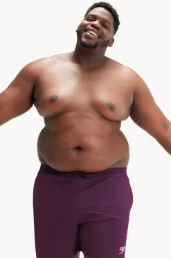 Boardshorts^Speedo Mens Essential Plus 16" Watershort Plum