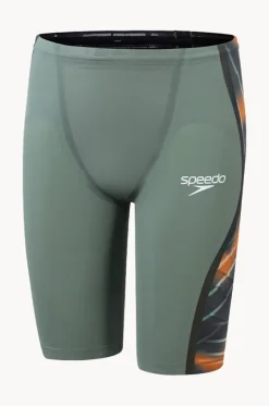 Fastskin Racing Suits|Jammers^Speedo Mens Fastskin LZR Pure Intent 2.0 Jammer Green/orange