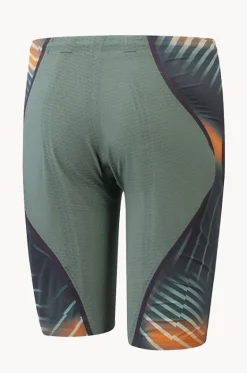 Fastskin Racing Suits|Jammers^Speedo Mens Fastskin LZR Pure Intent 2.0 Jammer Green/orange