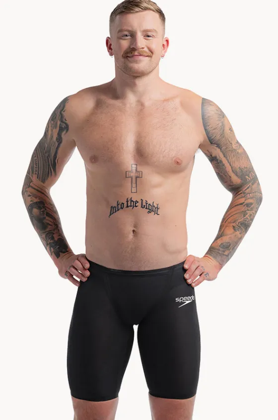 Fastskin Racing Suits|Jammers^Speedo Mens Fastskin LZR Pure Valor 2.0 High Waist Jammer BLACK