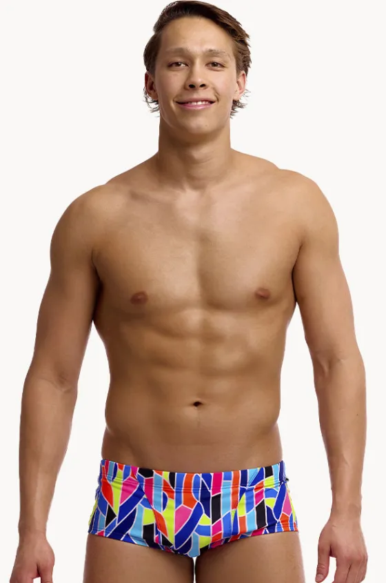 Trunks^Funky Trunks Mens Fault Lines Trunk Multi
