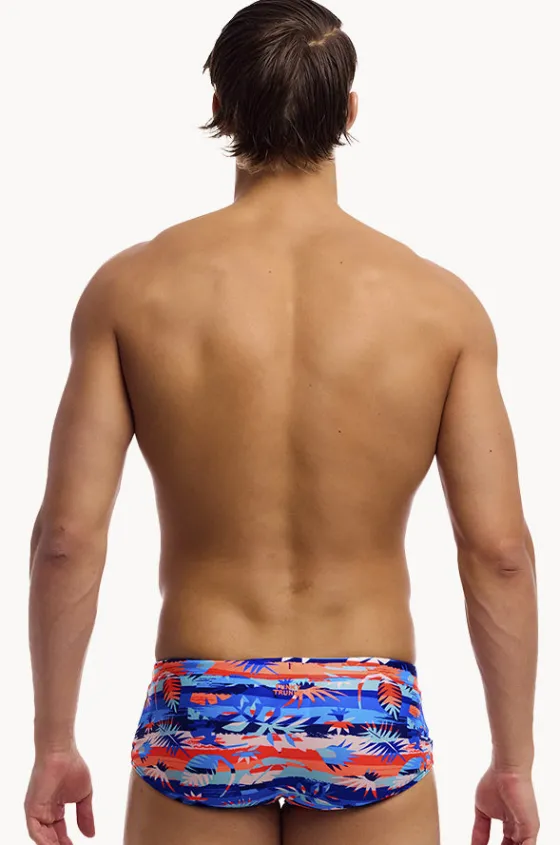 Trunks^Funky Trunks Mens Forever Fossil Trunk Blue/orange