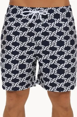 Boardshorts^Coast Mens Hugo Swim Short Navy/white
