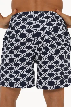Boardshorts^Coast Mens Hugo Swim Short Navy/white