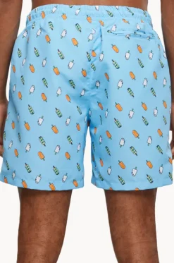 Boardshorts^Urban Classics Mens Ice Swim Short Light Blue