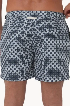 Boardshorts^Coast Mens Iris Square Swim Short Navy