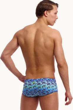 Trunks^Funky Trunks Mens Jack Stack Trunk Blue