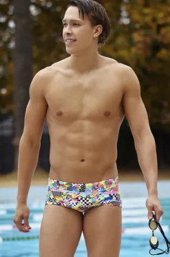 Trunks^Funky Trunks Mens Junk Yard Trunk Multi