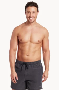 Boardshorts^Zoggs Mens Mosman Washed 15" Boardshort Charcoal