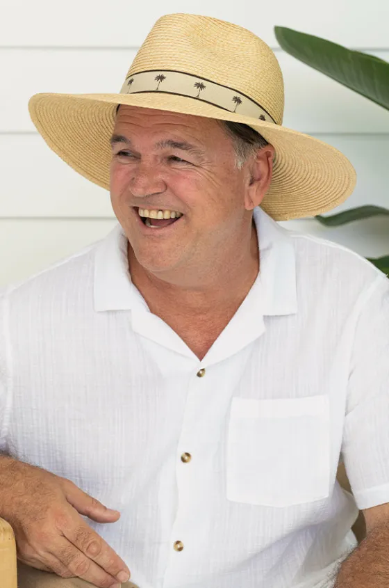 Headwear^Sundaise Mens Palm Band Panama Hat Natural