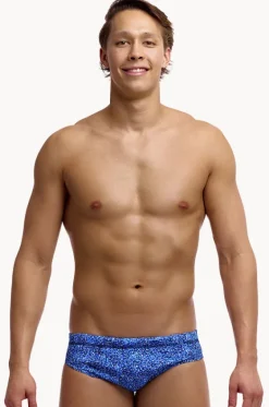 Briefs^Funky Trunks Mens Pebble Beach Brief Blue