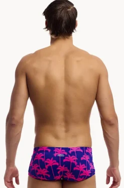 Trunks^Funky Trunks Mens Pinky Palms Trunk Purple/pink