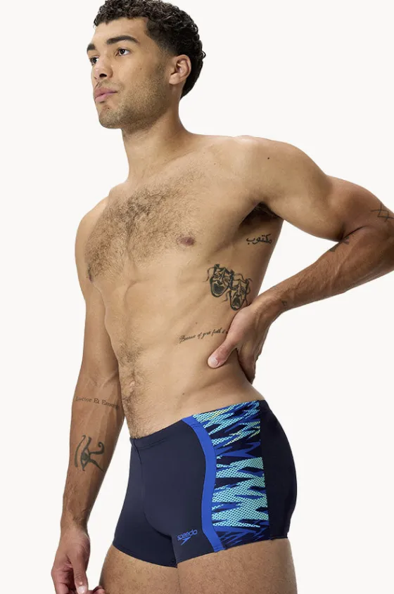 Trunks^Speedo Mens Print Spliced Aquashort