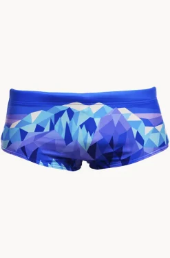 Trunks^Funky Trunks Mens Remarkables Trunk Purple/aqua