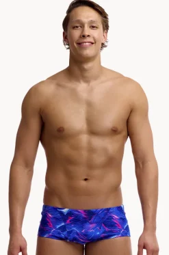 Trunks^Funky Trunks Mens Rising Tide Trunk Blue/pink