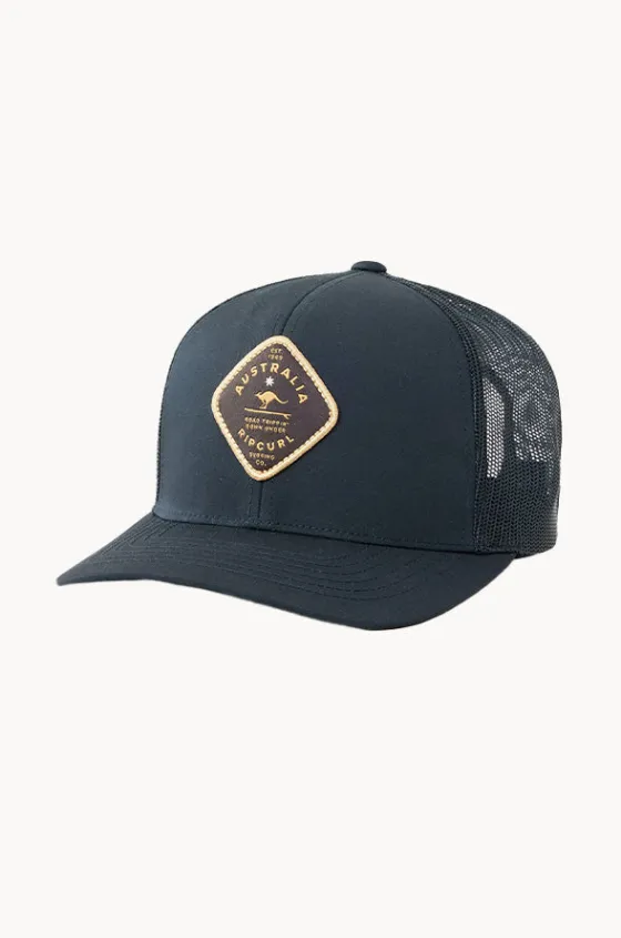 Headwear^Rip Curl Mens Road Trippin Trucker Cap Black