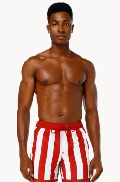 Boardshorts^Coast Mens San Diego Boardshort Red/White