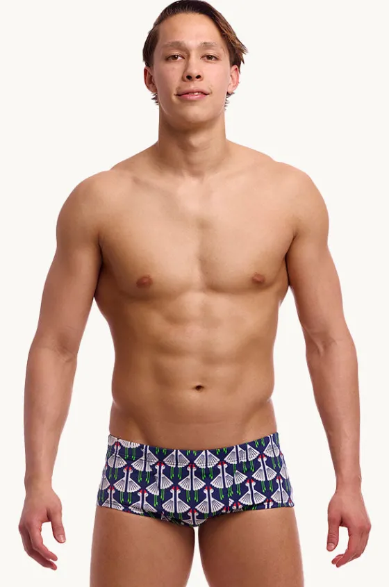 Trunks^Funky Trunks Mens Sitting Duck Trunk Navy/white