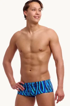 Trunks^Funky Trunks Mens Snork City Trunk Blue