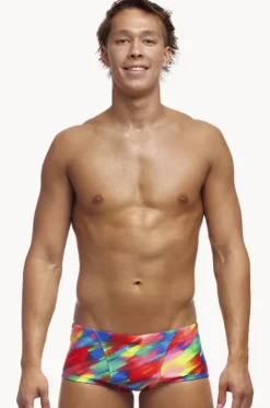Trunks^Funky Trunks Mens Stroked Trunk Multi