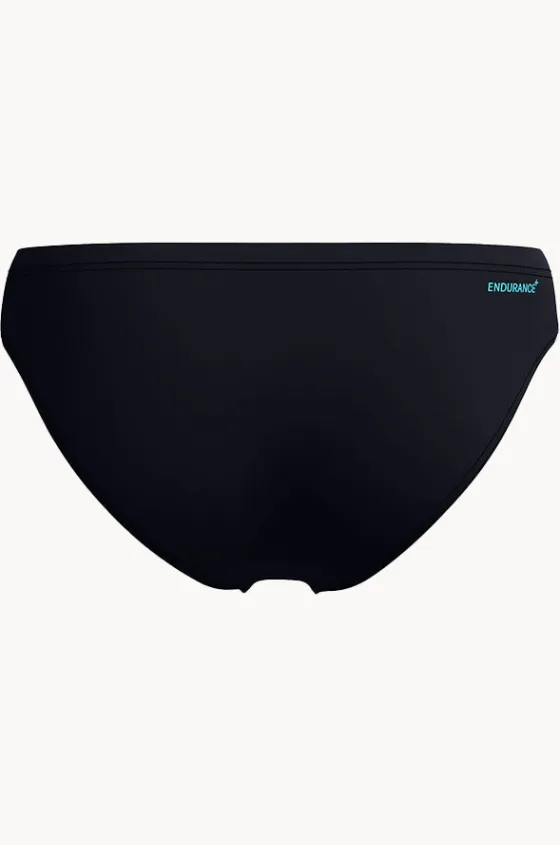 Briefs^Speedo Mens Tech Panel 7cm Brief Black/cobalt