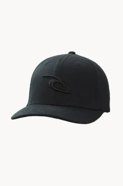 Headwear^Rip Curl Mens Tepan Flexfit Cap Black