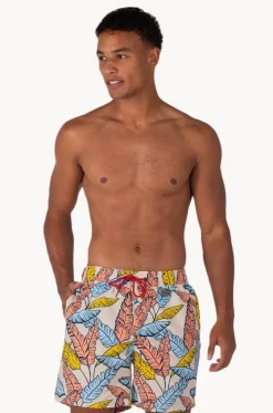 Boardshorts^Coast Mens Tropical Leaf Boardshort Multi
