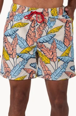 Boardshorts^Coast Mens Tropical Leaf Boardshort Multi